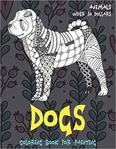 okumak Coloring Book for Painting - Animals - Under 10 Dollars - Dogs