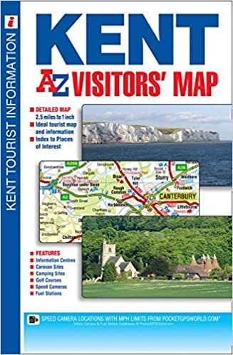 okumak Kent A-Z Visitors&#39; Map (Road Maps &amp; Atlases) (Road Maps &amp; Atlases)