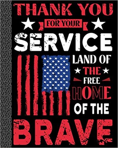 okumak thank you for your service: U.S.ARMY Veteran For Veteran Day Gift Idea, Journal 8 x 10, 120 Page Blank Lined Paperback Journal/Notebook