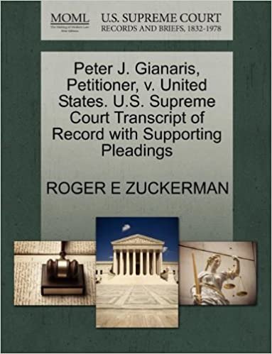 okumak Peter J. Gianaris, Petitioner, v. United States. U.S. Supreme Court Transcript of Record with Supporting Pleadings