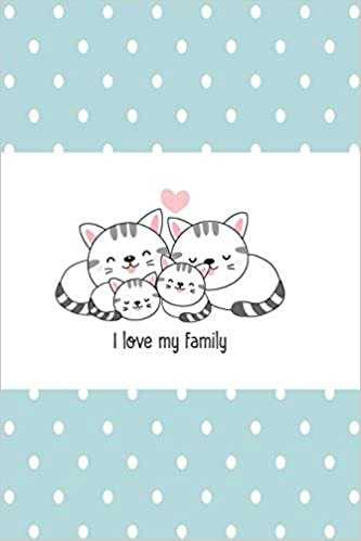 okumak I love my family cats dot version: lovely Graph Paper Notebook with 120 pages 6x9 perfect as math book, sketchbook, workbook for cat owners 120 Pages
