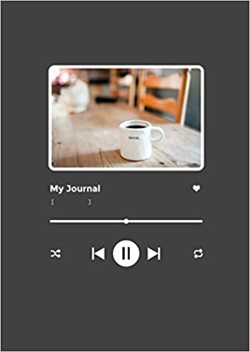 okumak Spotify Style Journal - 120 pages A4 Notebook - perfect for planning, organising or taking notes