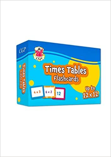 New Times Tables Flashcards: perfect for learning the 1 to 12 times tables