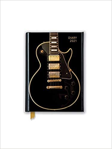 okumak Black Gibson Guitar Pocket Diary 2021