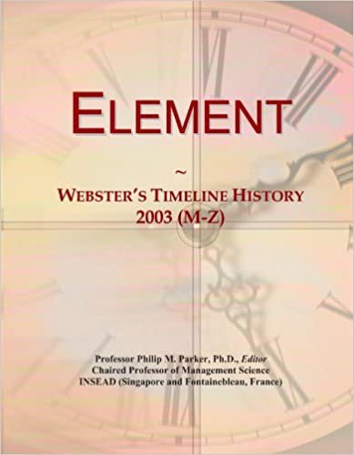 okumak Element: Webster&#39;s Timeline History, 2003 (M-Z)