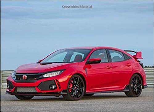 okumak Honda Civic Type-R: 120 pages with 20 lines you can use as a journal or a notebook .8.25 by 6 inches.