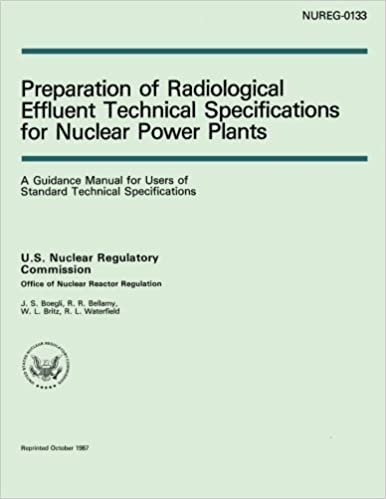 okumak Preparation of Radiological Effluent Technical Specifications for Nuclear Power Plants