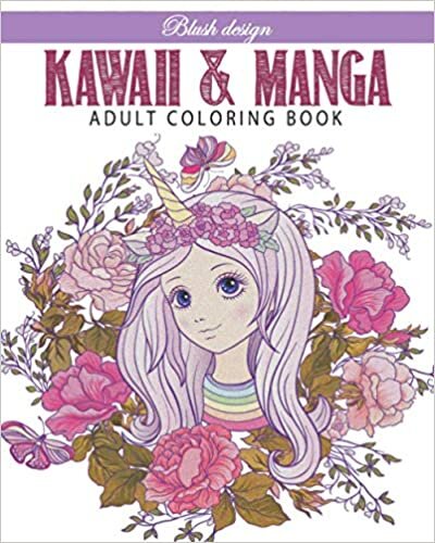 okumak Kawaii &amp; Manga: Adult coloring book (Stress Relieving Creative Fun Drawings to Calm Down, Reduce Anxiety &amp; Relax.Great Christmas Gift Idea For Men &amp; Women 2020-2021, Band 29)