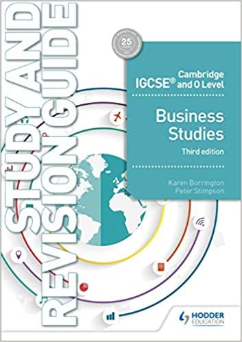 okumak Cambridge IGCSE and O Level Business Studies Study and Revision Guide 3rd edition (Cambridge Igcse &amp; O Level)