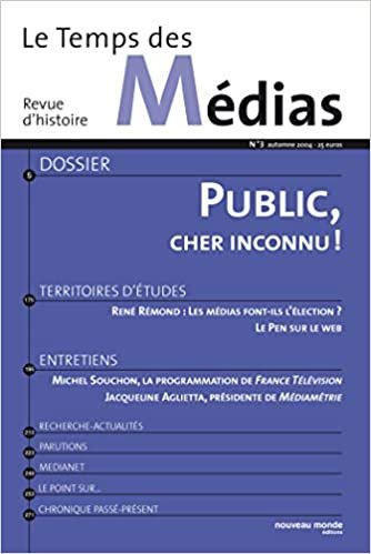 okumak Le Temps des médias n° 3: Public, cher inconnu! (NME.TPS DES MED)