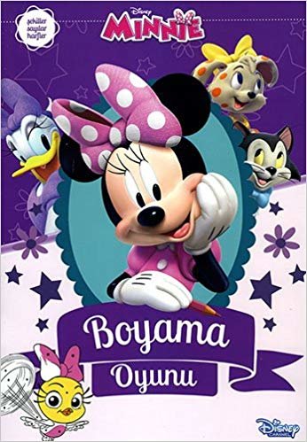 okumak Disney Minnie Boyama Oyunu: Şekiller - Sayılar - Harfler