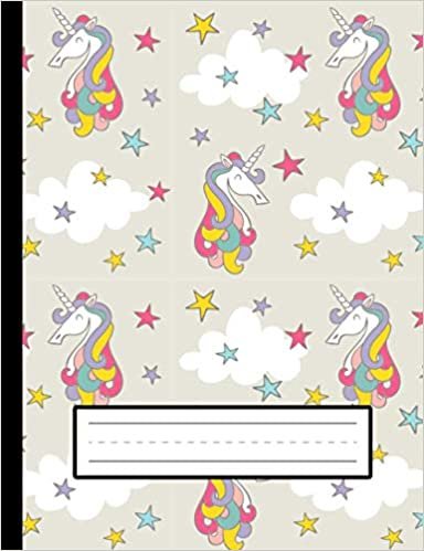 okumak Beautiful Colored Unicorns - Unicorn Draw And Write Journal Primary Composition Notebook For Grades K-2 Kids: Standard Size, Draw And Write On Front Page, Story Writing On Back Page For Girls, Boys