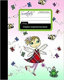 okumak Primary Composition Book - Fairy: Kids School Exercise Book with Butterflies, Bees &amp; Frog [ Times Tables * Wide Ruled * Large Notebook * Color * ... (Primary Composition Books - Kids n Teens)
