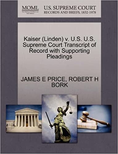 okumak Kaiser (Linden) v. U.S. U.S. Supreme Court Transcript of Record with Supporting Pleadings