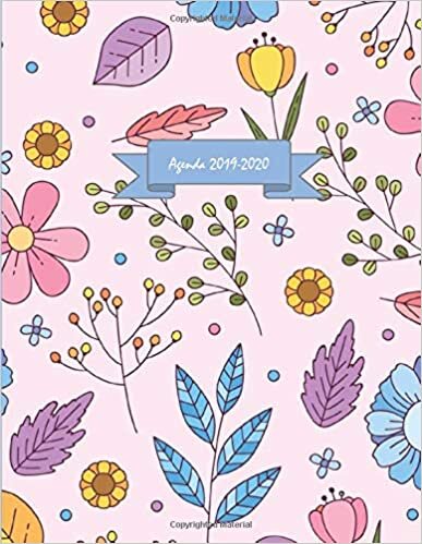 okumak Agenda 2019-2020: One Day per Page Academic Planner / Student Diary from July 2019 to June 2020 - Time Schedule, Trackers, Goals and Gratitude Section ... and Monthly Calendars) - LE PETIT FLOWERS