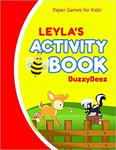 okumak Leyla&#39;s Activity Book: 100 + Pages of Fun Activities | Ready to Play Paper Games + Storybook Pages for Kids Age 3+ | Hangman, Tic Tac Toe, Four in a ... Letter L | Hours of Road Trip Entertainment