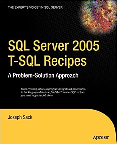okumak SQL Server 2005 T-SQL Recipes: A Problem-Solution Approach