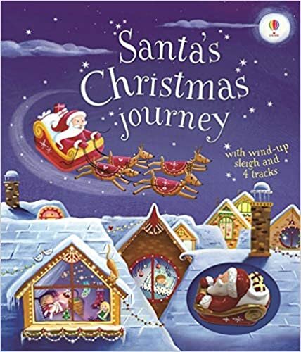 okumak Santa&#39;s Christmas Journey with Wind-Up Sleigh (Wind-Up Books)