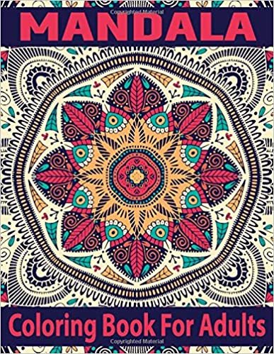 okumak Mandala Coloring Book for Adults: Amazing Mandalas Collection of Stress-Relieving Mandala for s and Adults for Fun Easy and Relaxation Birthday Gift