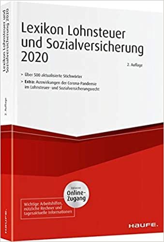 okumak Lexikon Lohnsteuer und Sozialversicherung 2020 - inkl. Onlinezugang (Haufe Steuertabellen)