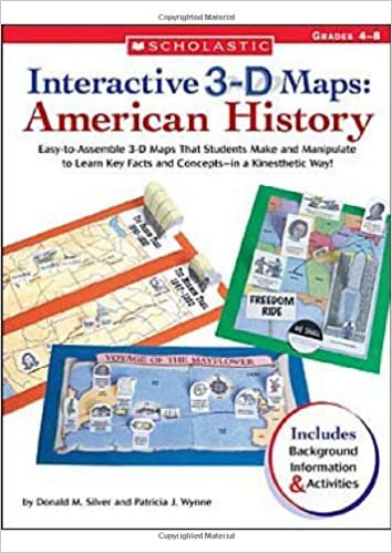 okumak Interactive 3-D Maps: American History: Easy-To-Assemble 3-D Maps That Students Make and Manipulate to Learn Key Facts and Concepts--In a Kinesthetic Way!