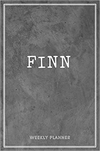 Finn Weekly Planner: Chaos Coordinator Organizer Appointment To Do List Academic Schedule Time Management Personalized Personal Custom Name Student Teachers Grey Loft Wall Art Gift تحميل