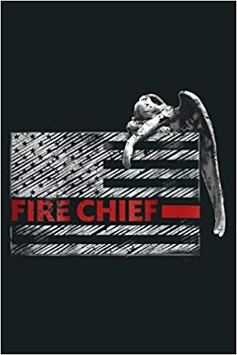 okumak Fire Chief Angel Weeping Thin Red Line Flag: Notebook Planner - 6x9 inch Daily Planner Journal, To Do List Notebook, Daily Organizer, 114 Pages