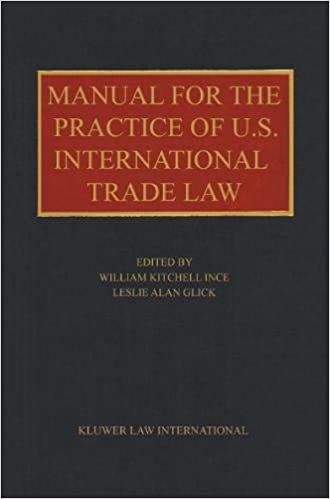 اليدوي للحصول على تقاليد International التجارة القانون في الولايات المتحدة