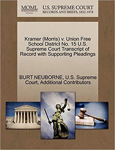 okumak Kramer (Morris) v. Union Free School District No. 15 U.S. Supreme Court Transcript of Record with Supporting Pleadings