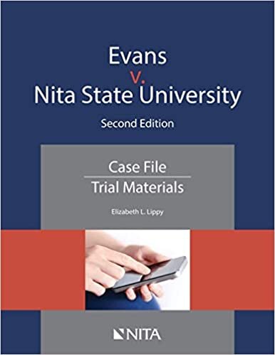 okumak Evans V. Washingtonia State University: Case File (NITA)