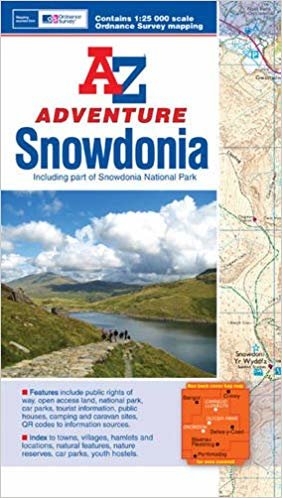okumak Snowdonia Adventure Atlas (A-Z Adventure Atlas)
