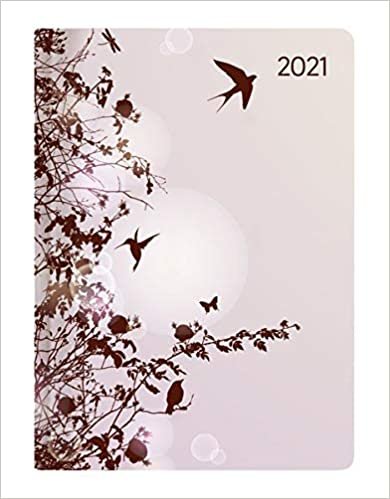 okumak Mini-Buchkalender Style Hummingbird Tree 2021 - Taschen-Kalender A6 - Kolibri - Day By Day - 352 Seiten - Notiz-Buch - Alpha Edition