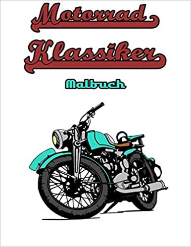 okumak Motorrad-Klassiker Malbuch