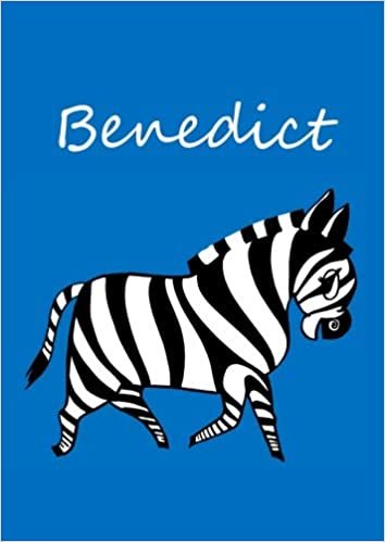 okumak Benedict: individualisiertes Malbuch / Notizbuch / Tagebuch - Zebra - A4 - blanko