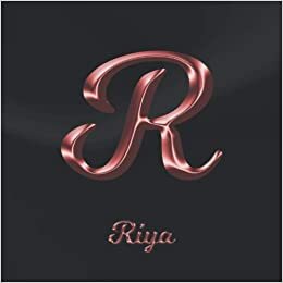 okumak Riya: 2 Year Monthly Planner with Note Pages (24 Months) | Black Marble Rose Gold Pink Effect First Name Initial Letter R | Jan 2020 - Dec 2021 | ... | Plan Each Day, Set Goals &amp; Get Stuff Done