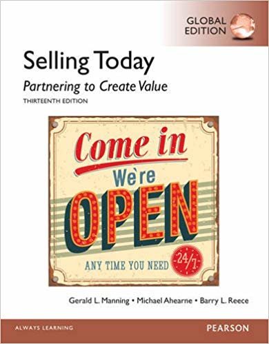 okumak Selling Today: Partnering to Create Value: Global Edition