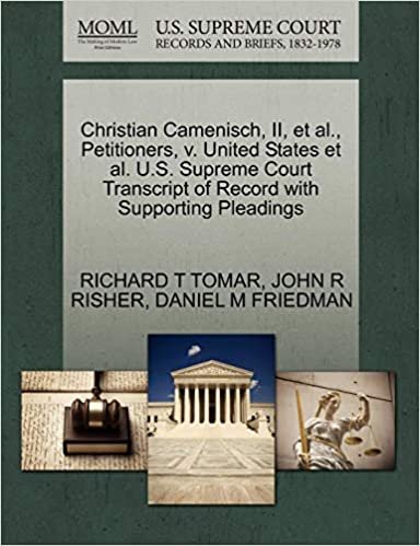okumak Christian Camenisch, II, et al., Petitioners, v. United States et al. U.S. Supreme Court Transcript of Record with Supporting Pleadings