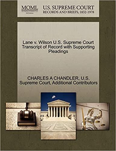 okumak Lane v. Wilson U.S. Supreme Court Transcript of Record with Supporting Pleadings