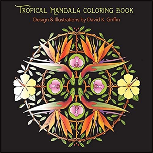okumak Tropical Mandala Coloring Book