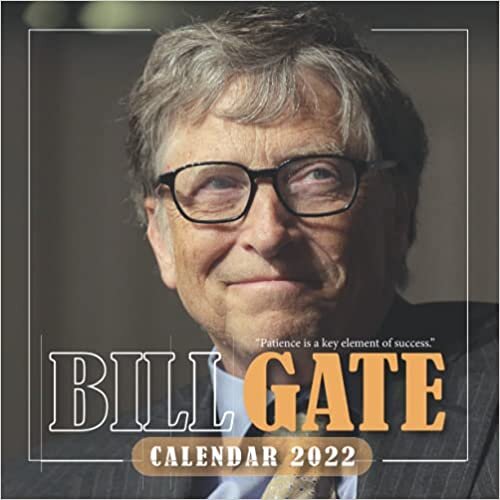 okumak Bill Gates 2022 Calendar: Perfect Mini Calendar 2022 18-month from Jul 2021 to Dec 2022 in mini size 8.5x8.5