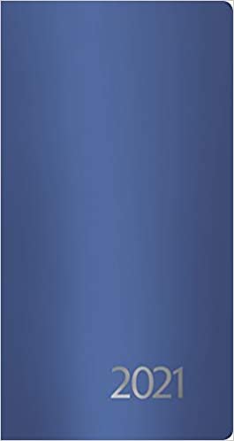 okumak Agenda Metallic blau M 2021: Terminplaner oder Terminkalender als Ringbuch mit Wochenkalender, Gummiband und Jahresplaner 2020/2021; 9,5 x 17cm