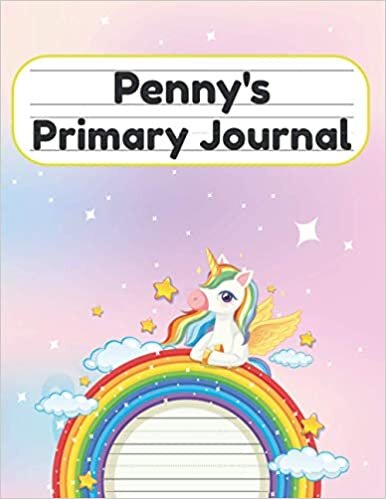 okumak Penny&#39;s Primary Journal: Grade Level K-2 Draw and Write, Dotted Midline Creative Picture Notebook Early Childhood to Kindergarten