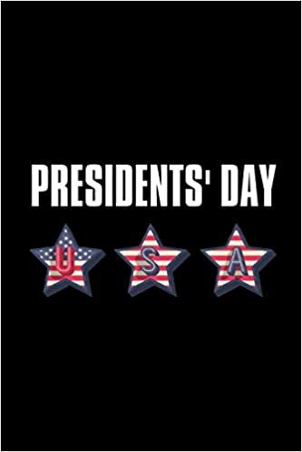 okumak Presidents&#39; Day: No.4 U.S. Flag Star , Black Cover Book 6x9&quot; 100 Pages Blank Lined Notebook / Journal / Diary For Gifts (President&#39;s Day Notebook, Band 4)