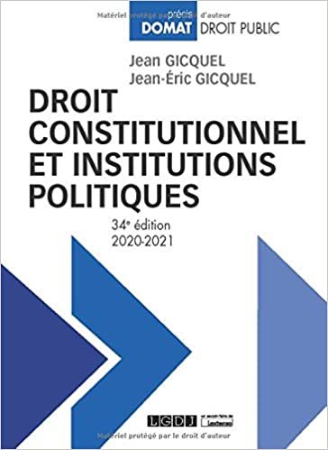 okumak Droit constitutionnel et institutions politiques (2020-2021) (Précis Domat)