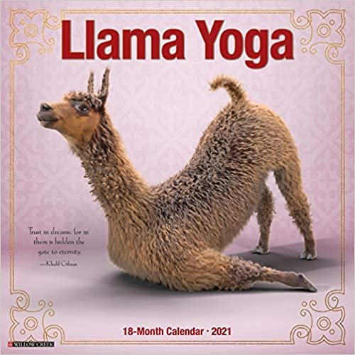 okumak Llama Yoga 2021 Calendar