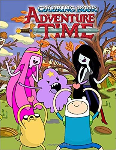 okumak Adventure Time Coloring Book: Coloring Books for Kids Ages 4 -12