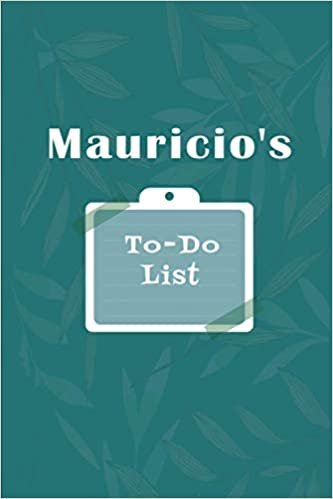 okumak Mauricio&#39;s To˗Do list: Checklist Notebook | Daily Planner Undated Time Management Notebook