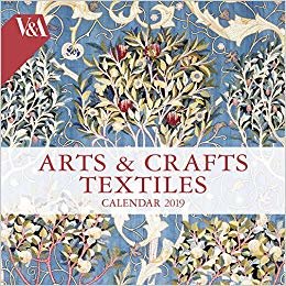 okumak V&amp;A - Arts &amp; Crafts Textiles Wall Calendar 2019 (Art Calendar)