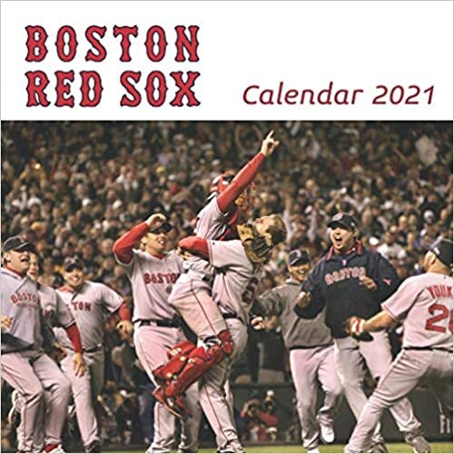 okumak Boston Red Sox: 2021 Wall Calendar - Mini Calendar, 7&quot;x7&quot;, 12 Months - Team Calendar