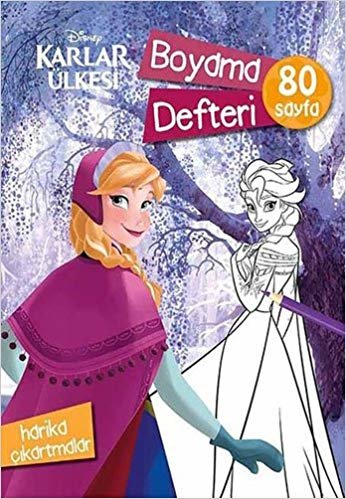okumak Disney Karlar Ülkesi - Boyama Defteri: 80 sayfa Harika çıkartmalar